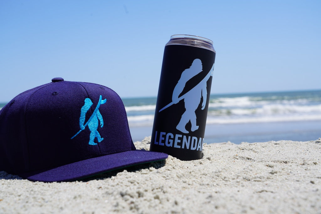LEGENDARY Bigfoot Surf Snapback Hat – Premium Embroidered Coastal Cap