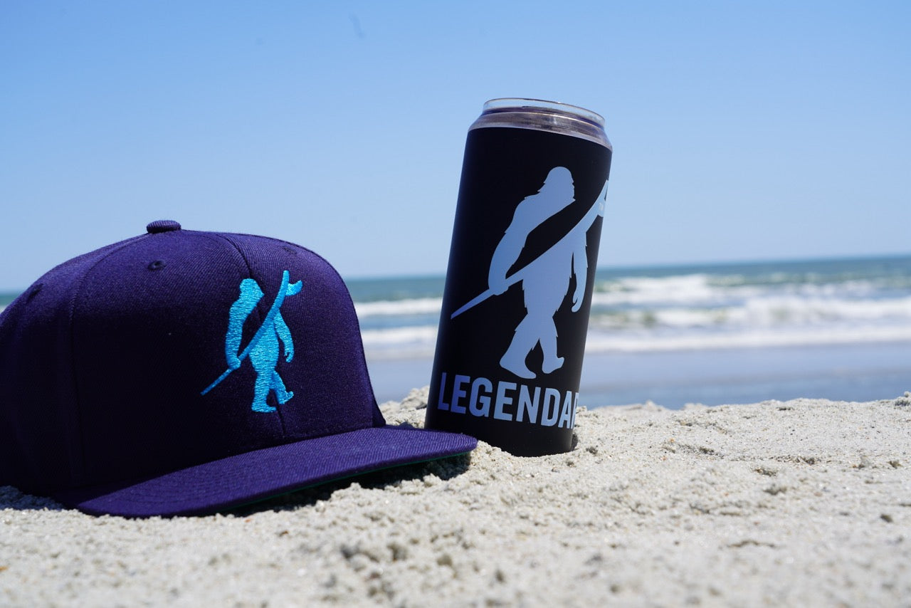 LEGENDARY Bigfoot Surf Snapback Hat – Premium Embroidered Coastal Cap