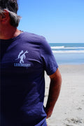 Legendary Bigfoot Navy Surf Tee – Premium Coastal T-Shirt