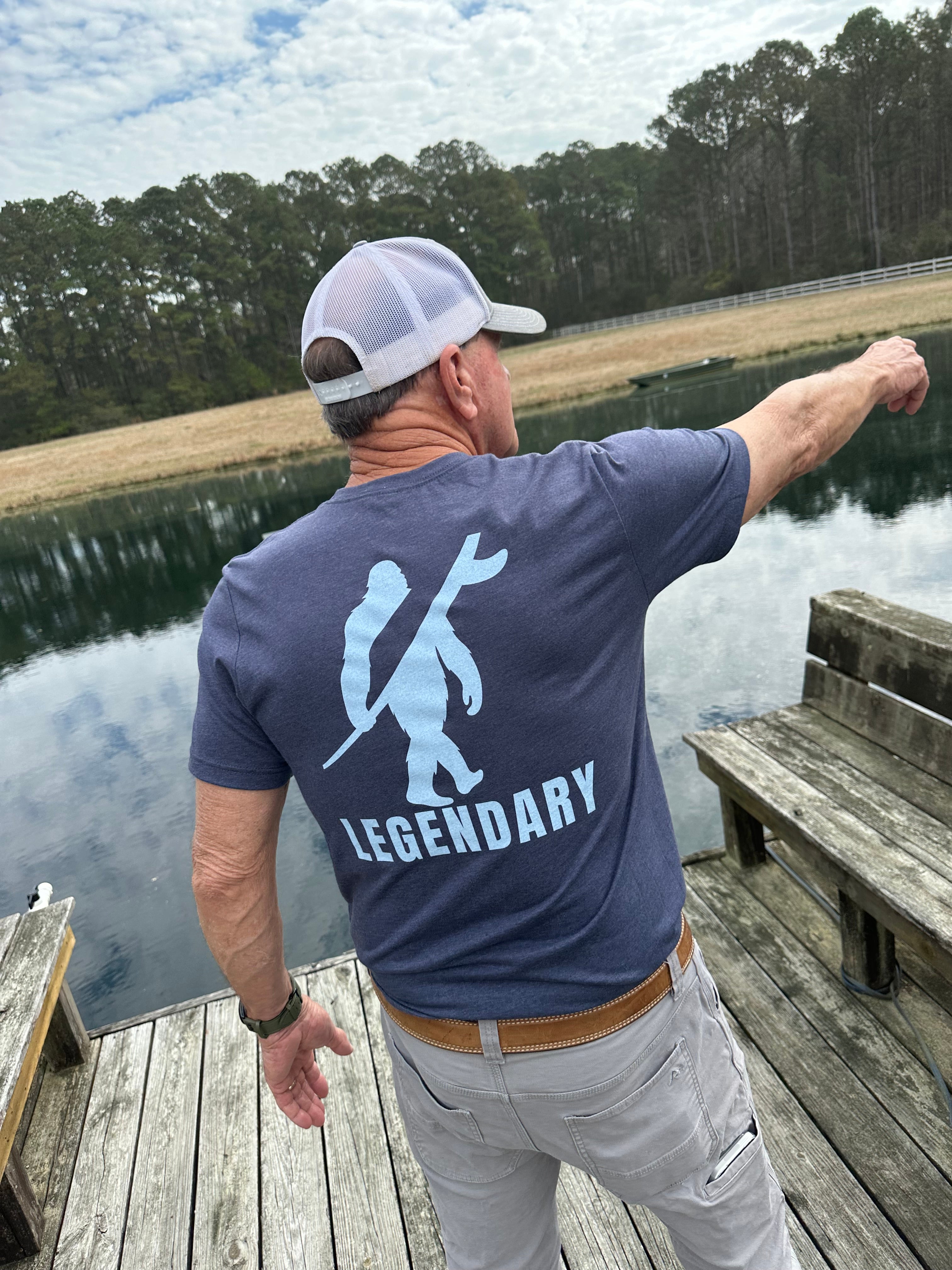 legendary navy t shirt beach lifestyle confident coastal apparel mens tee