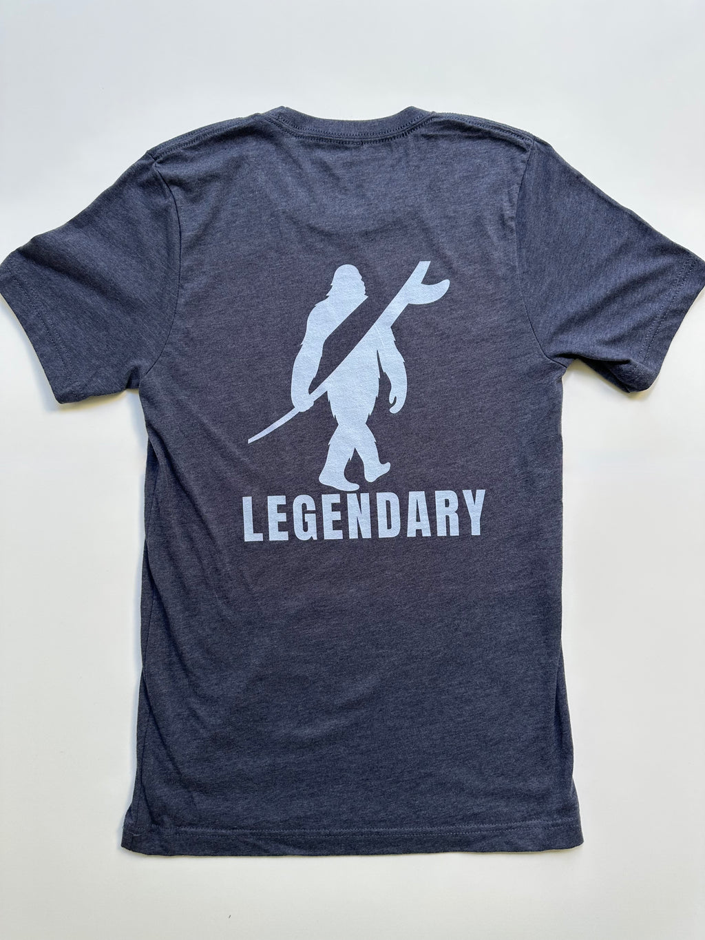 Legendary Bigfoot Navy Surf Tee – Premium Coastal T-Shirt