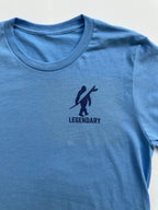 Legendary Bigfoot Blue Surf Tee – Premium Coastal T-Shirt