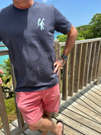 LEGENDARY Hero Navy Surf Tee – Premium Coastal T-Shirt