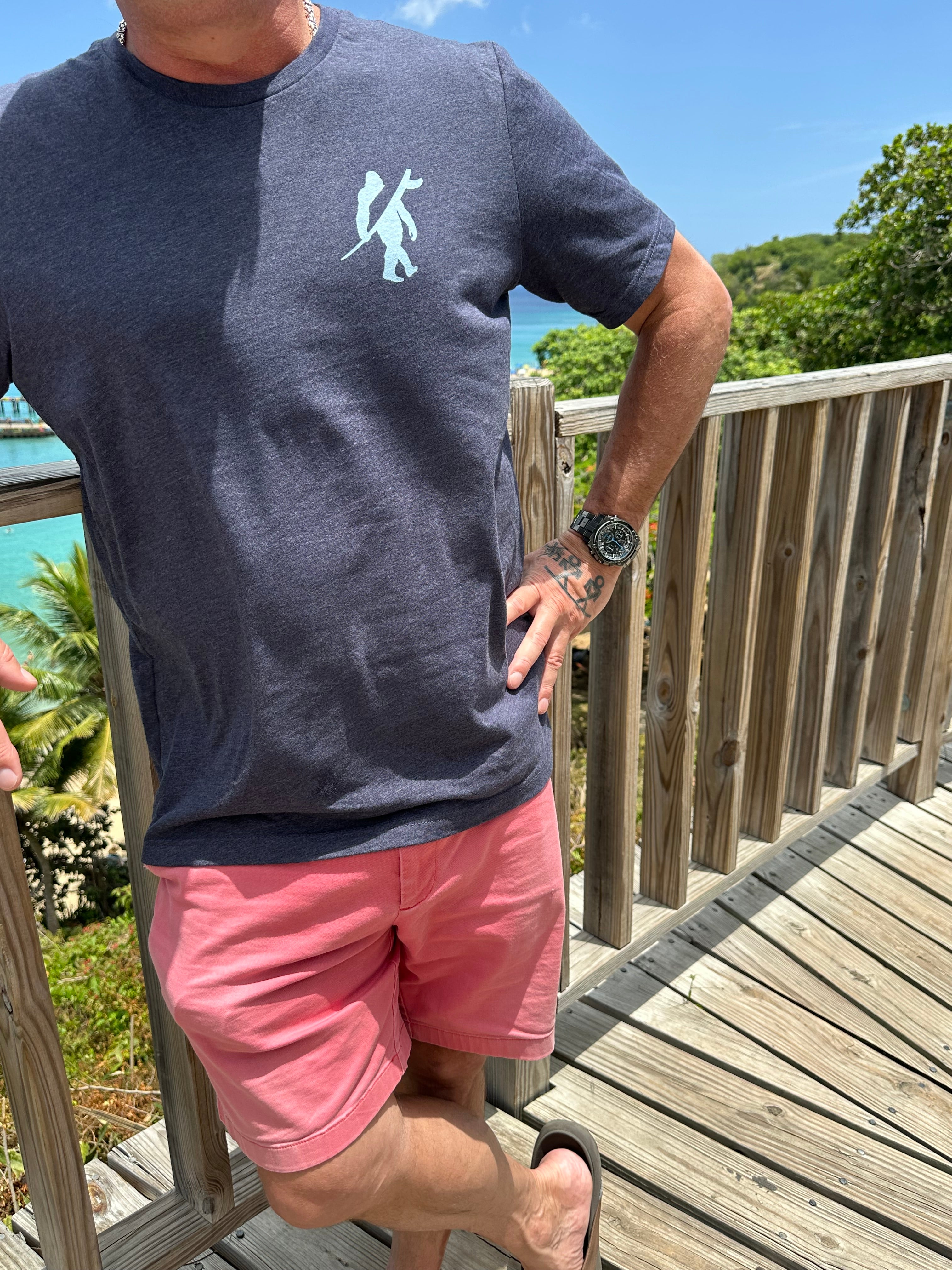 LEGENDARY Hero Navy Surf Tee – Premium Coastal T-Shirt