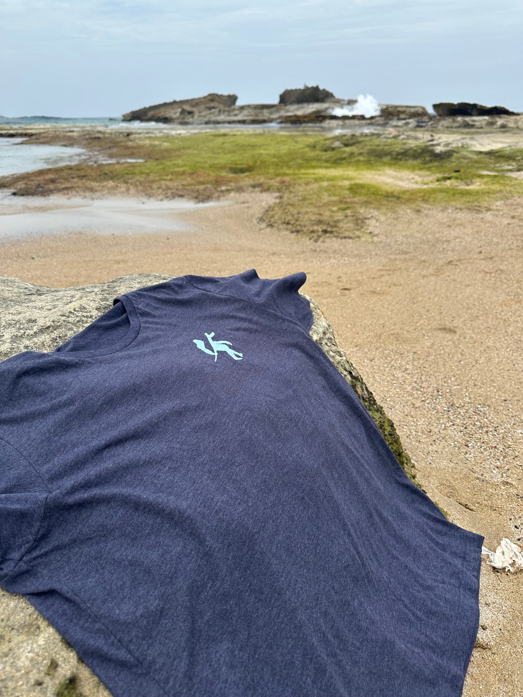LEGENDARY Hero Navy Surf Tee – Premium Coastal T-Shirt