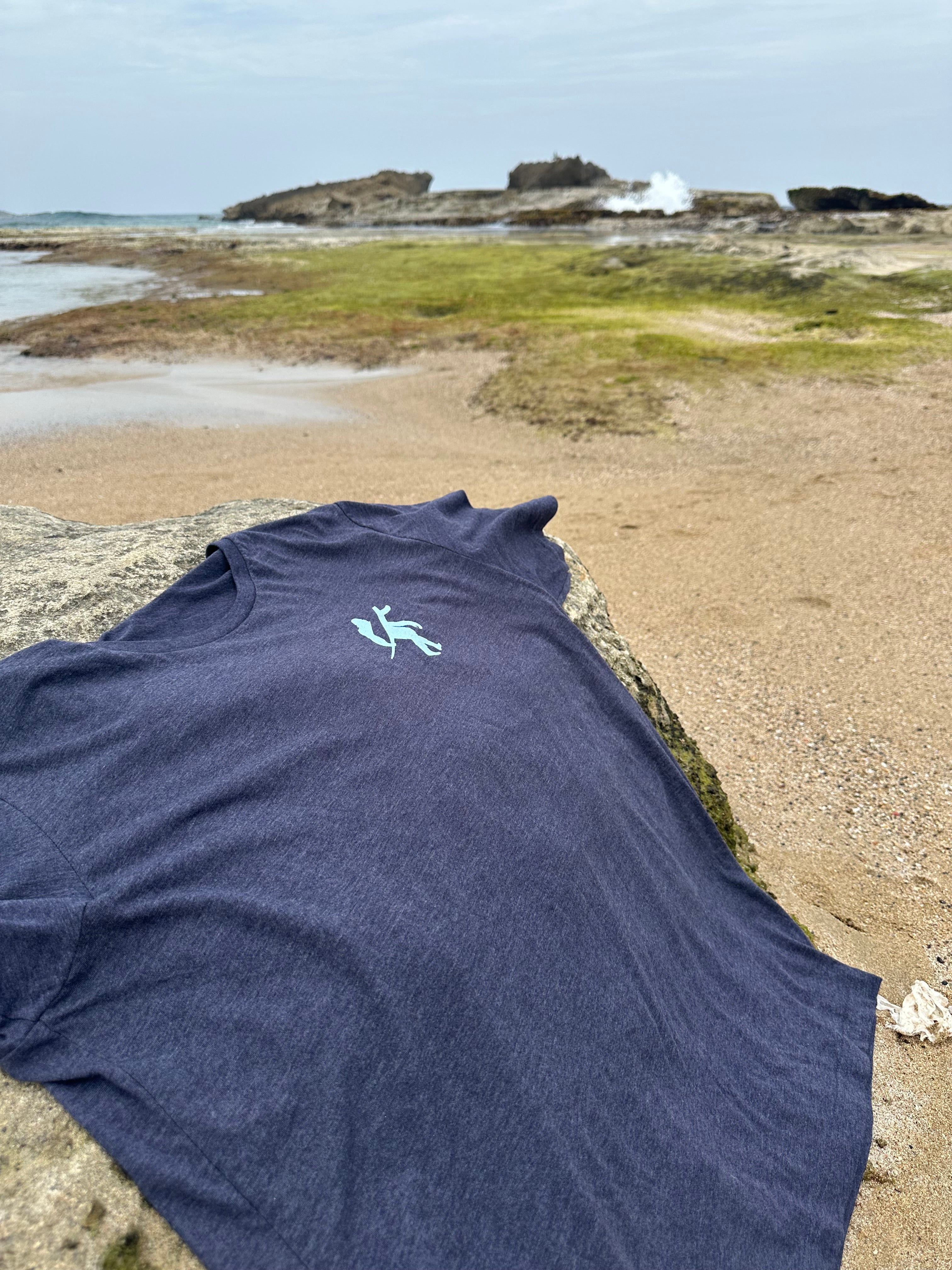 LEGENDARY Hero Navy Surf Tee – Premium Coastal T-Shirt
