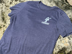 Legendary Bigfoot Navy Surf Tee – Premium Coastal T-Shirt