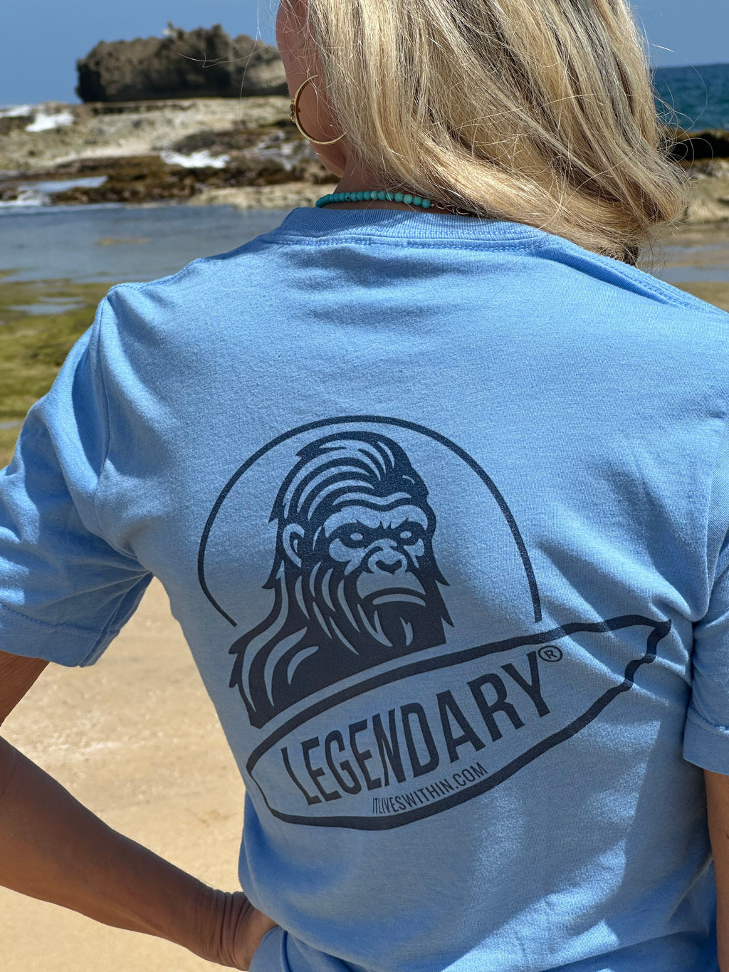 LEGENDARY Hero Surf Tee – Premium Coastal T-Shirt