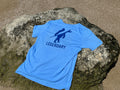 Legendary Bigfoot Blue Surf Tee – Premium Coastal T-Shirt