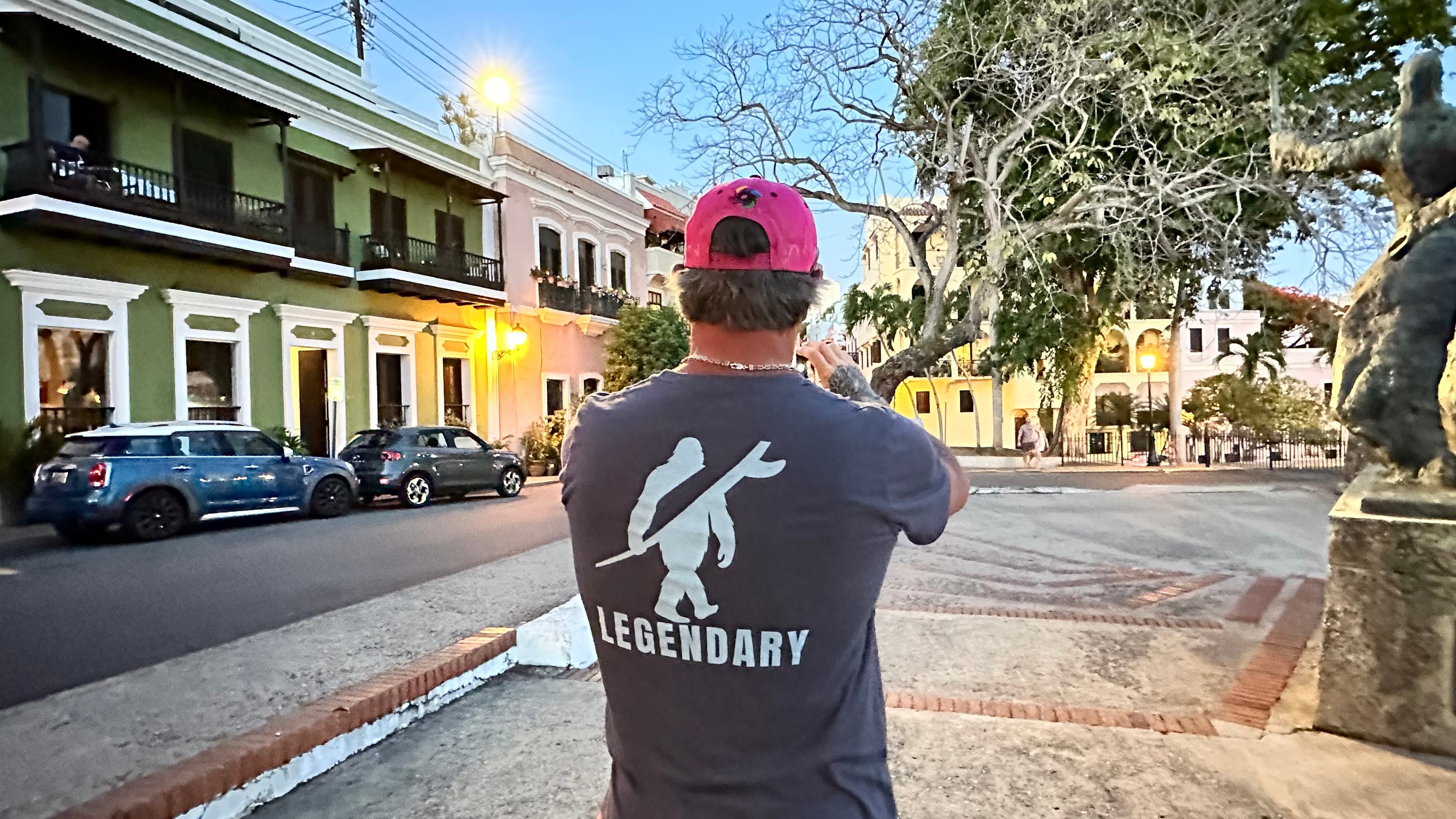 Legendary Bigfoot Navy Surf Tee – Premium Coastal T-Shirt
