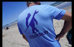 Legendary Bigfoot Blue Surf Tee – Premium Coastal T-Shirt