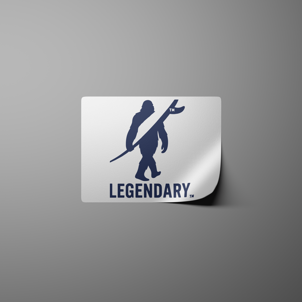 LEGENDARY Silhouette Vinyl Decal – Matte Outdoor Sticker