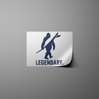 LEGENDARY Silhouette Vinyl Decal – Matte Outdoor Sticker