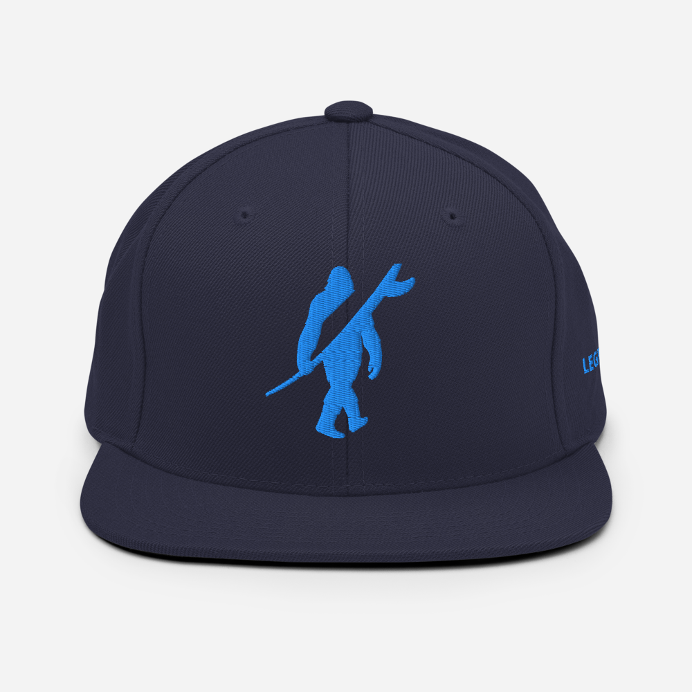 LEGENDARY Bigfoot Surf Snapback Hat – Premium Embroidered Coastal Cap