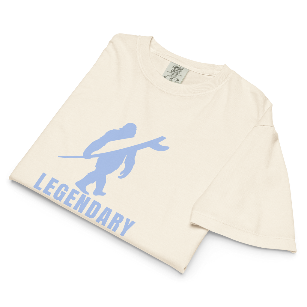 LEGENDARY Women’s Heavyweight Boxy Tee – Sand